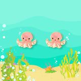 Obedient Octopus Cutie Stud Earrings