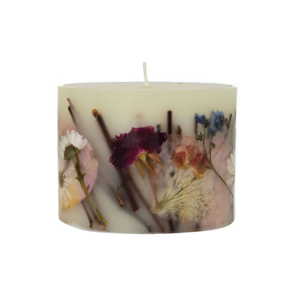 Petite Oval Botanical Candle-Apricot Rose