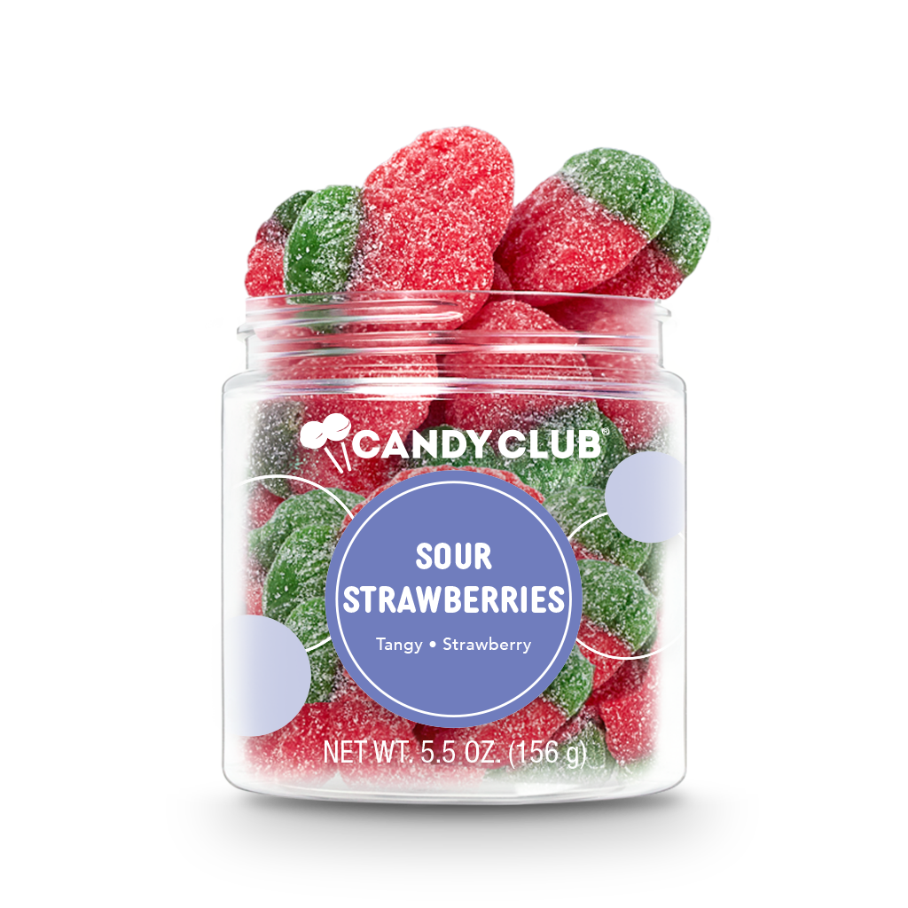 Sour Strawberry Gummies