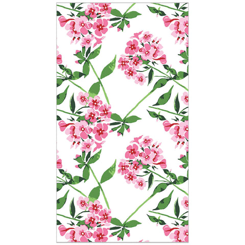 Pink Flowers Paper Guest Towels | Luxe Pack of 40