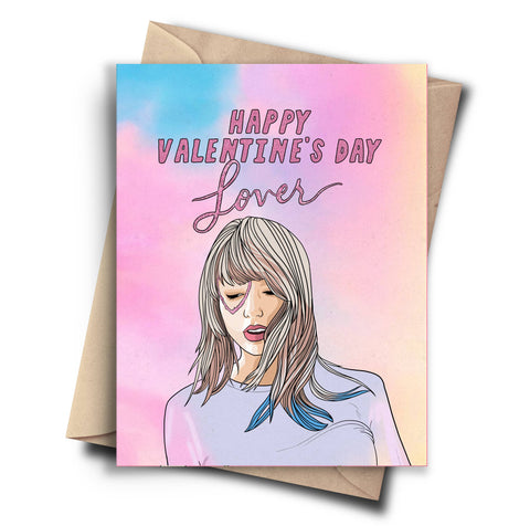 Lover Valentine Card - Taylor Swift Pop Culture Love Card