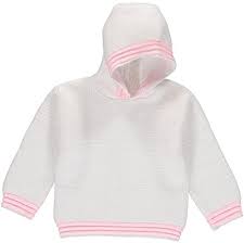 Monogrammed Zipper Back Baby Sweater