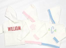 Monogrammed Zipper Back Baby Sweater